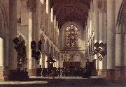 BERCKHEYDE, Job Adriaensz Interior of the St Bavo in Haarlem oil painting artist